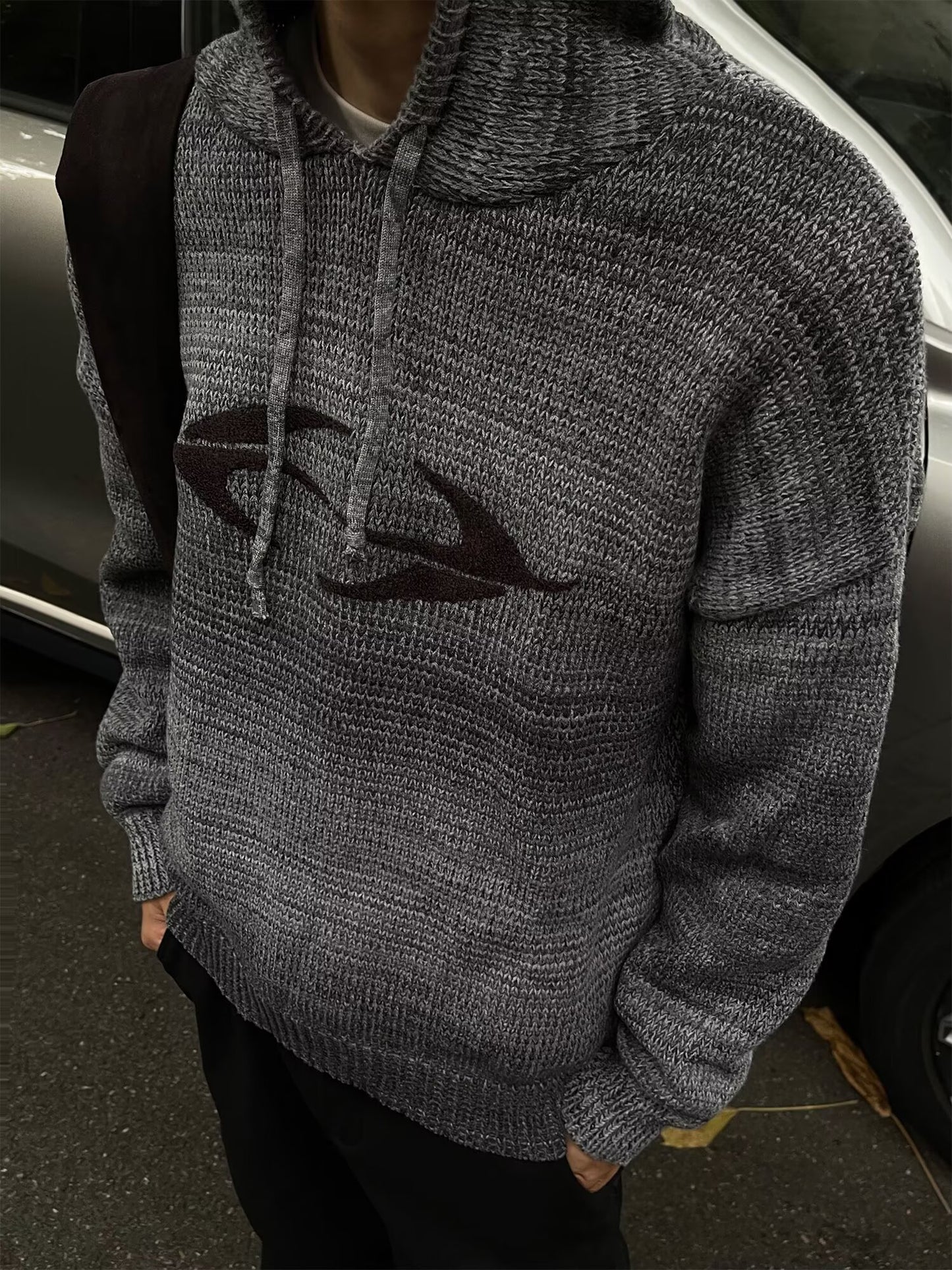 No.S71 Lazy Style Cardigan Sweater Vintage Casual Knitted Top