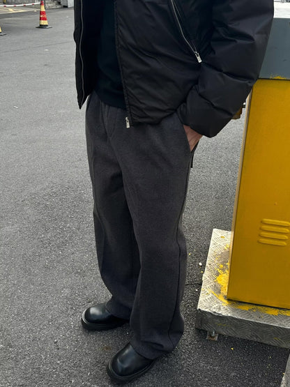 No. Q645  Cleanfit Style Curved-Leg Workwear Straight-Leg Pants