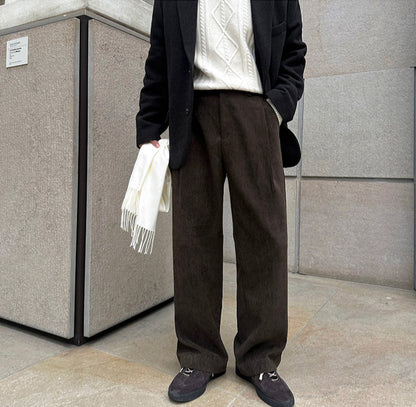 No.9727 Old Money Style Casual Straight-Leg Suit Pants