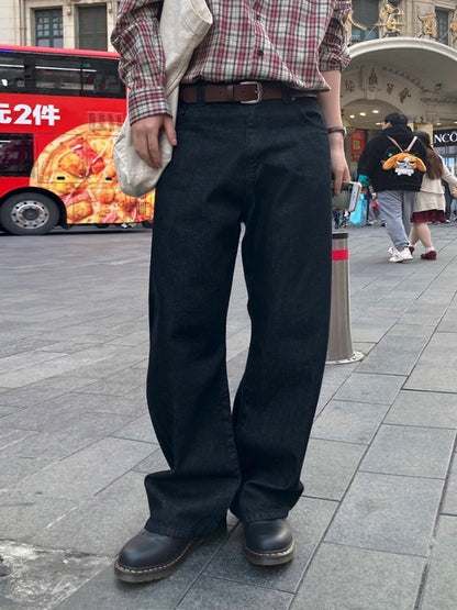 No.220303 American-style Cleanfit Retro Straight-leg Jeans
