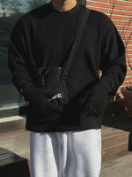 No.250179 Simple Style Solid Color Round Neck Pullover Knitted Base Shirt