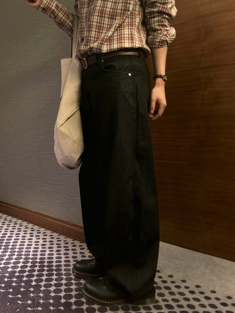 No.220303 American-style Cleanfit Retro Straight-leg Jeans