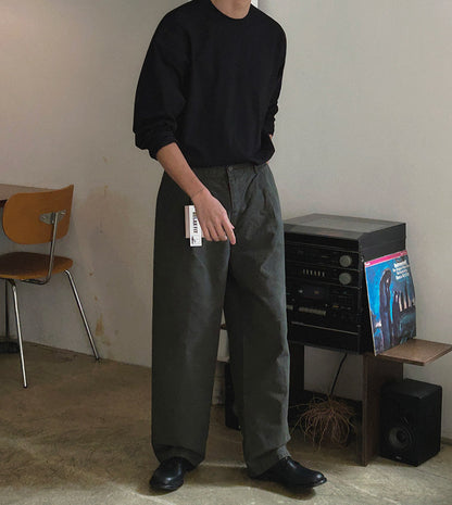 No.T250025 Simple Base Shirt Commuting Versatile Top