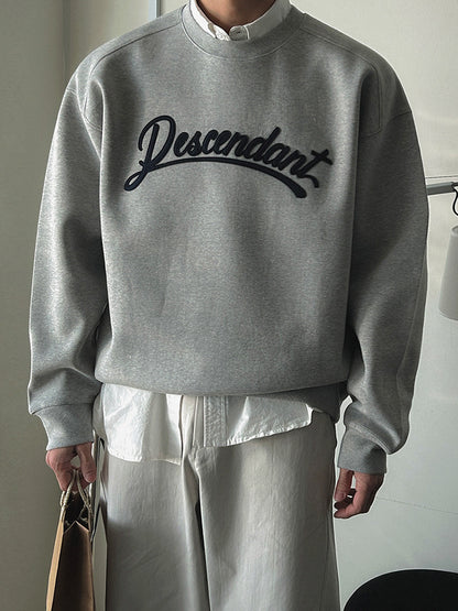 No. 80571 Letter Patch Casual Sports Sweatshirt