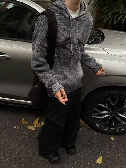 No.S71 Lazy Style Cardigan Sweater Vintage Casual Knitted Top