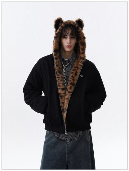 No. S413 Leopard Print Japanese-Korean Jacket
