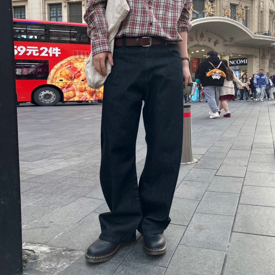 No.220303 American-style Cleanfit Retro Straight-leg Jeans