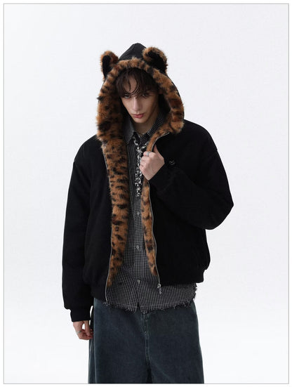 No. S413 Leopard Print Japanese-Korean Jacket