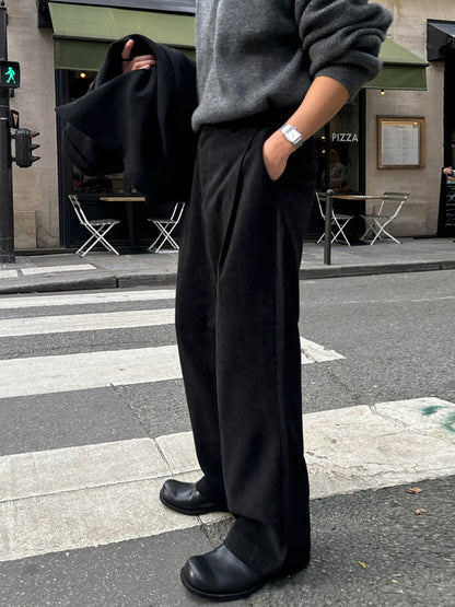 No.9727 Old Money Style Casual Straight-Leg Suit Pants