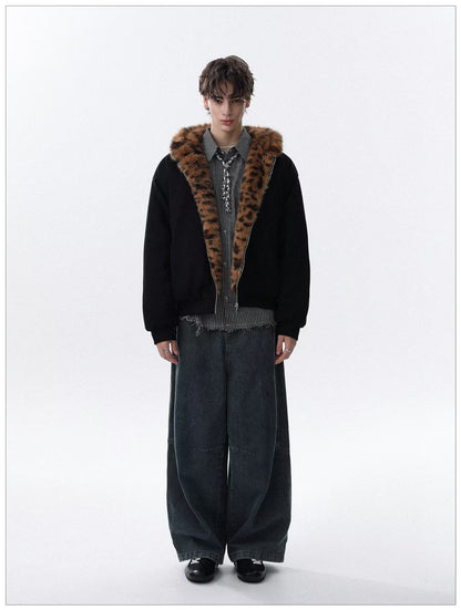 No. S413 Leopard Print Japanese-Korean Jacket