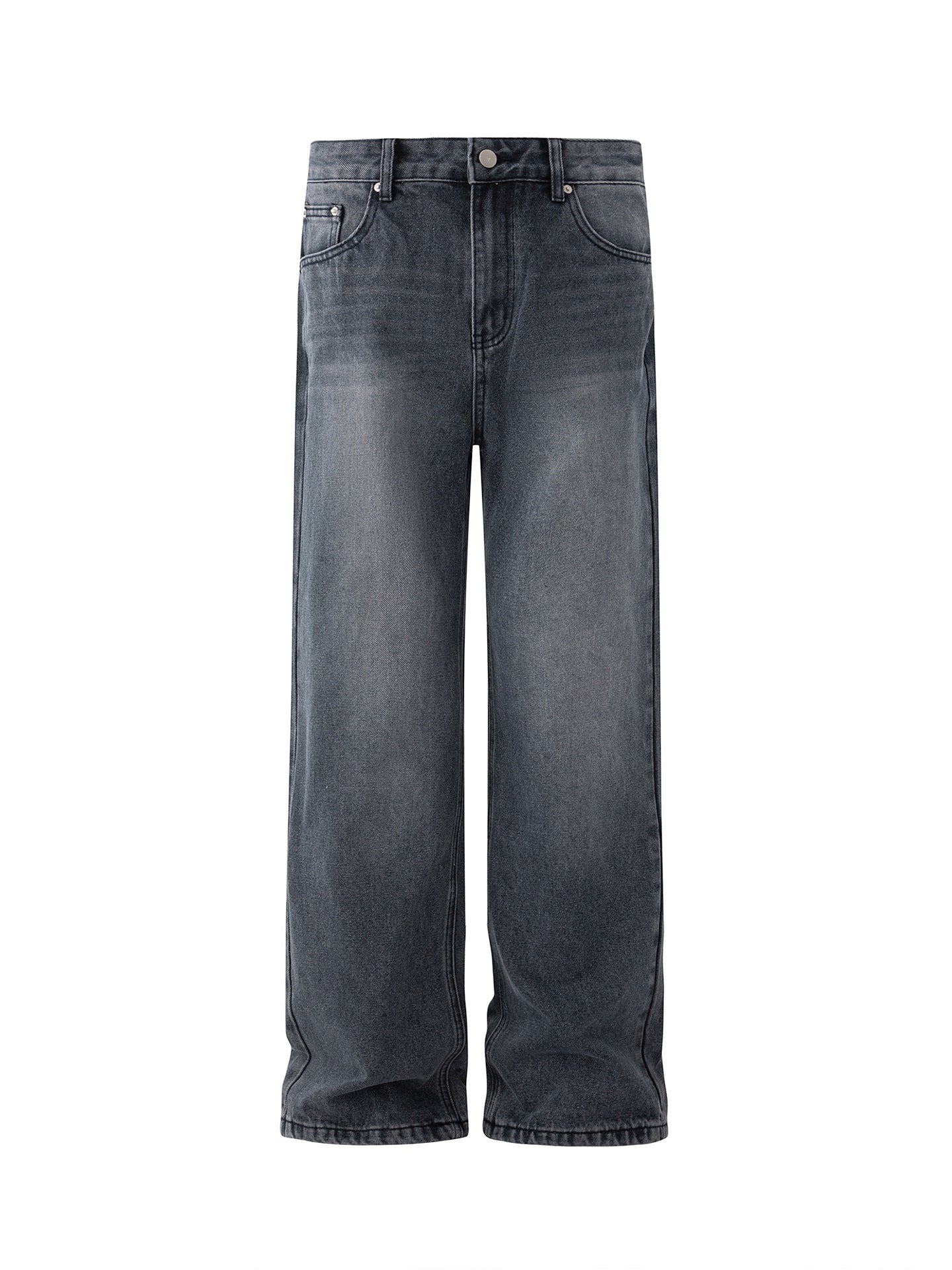 No.80517 Cleanfit Vintage Washed Straight-Leg Jeans