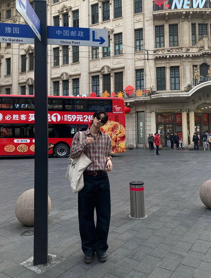 No.220303 American-style Cleanfit Retro Straight-leg Jeans