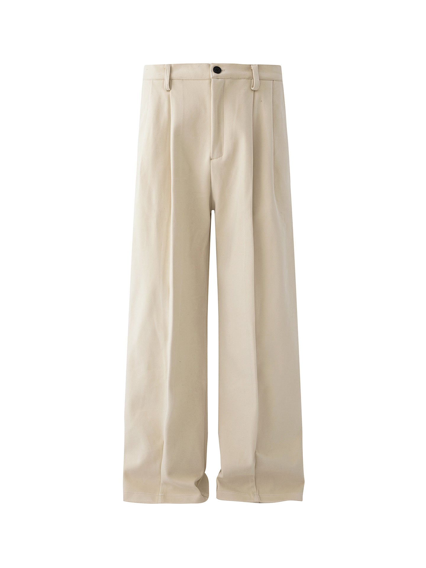 No.80546 Retro Style Commuter Cleanfit Floor-Length Straight-Leg Suit Pants