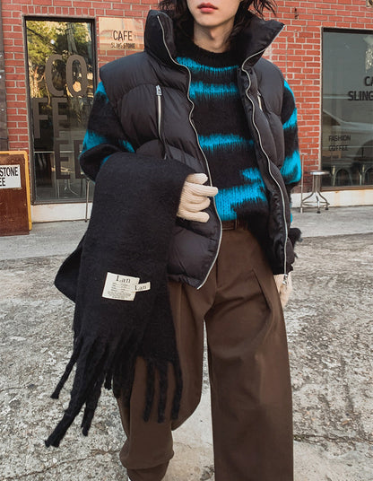 No.220298 Retro Style Draped Straight-Leg Suit Wide-Leg Pants