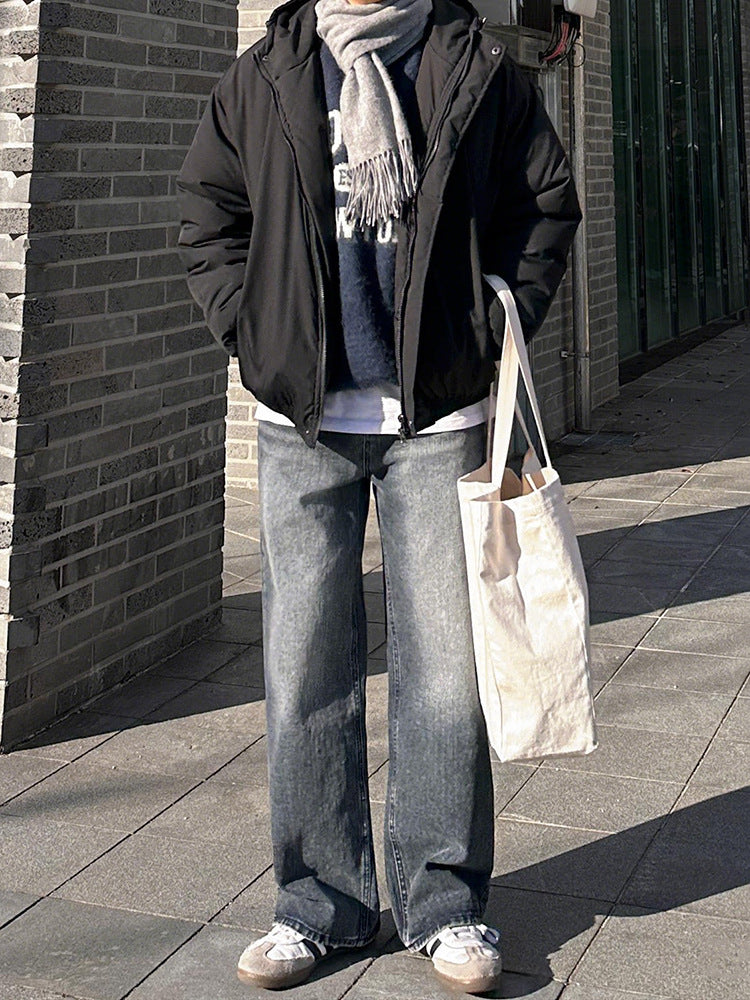 No.80517 Cleanfit Vintage Washed Straight-Leg Jeans