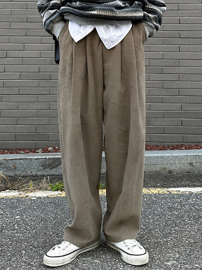 No.80542 Lazy Style Straight Casual Pants