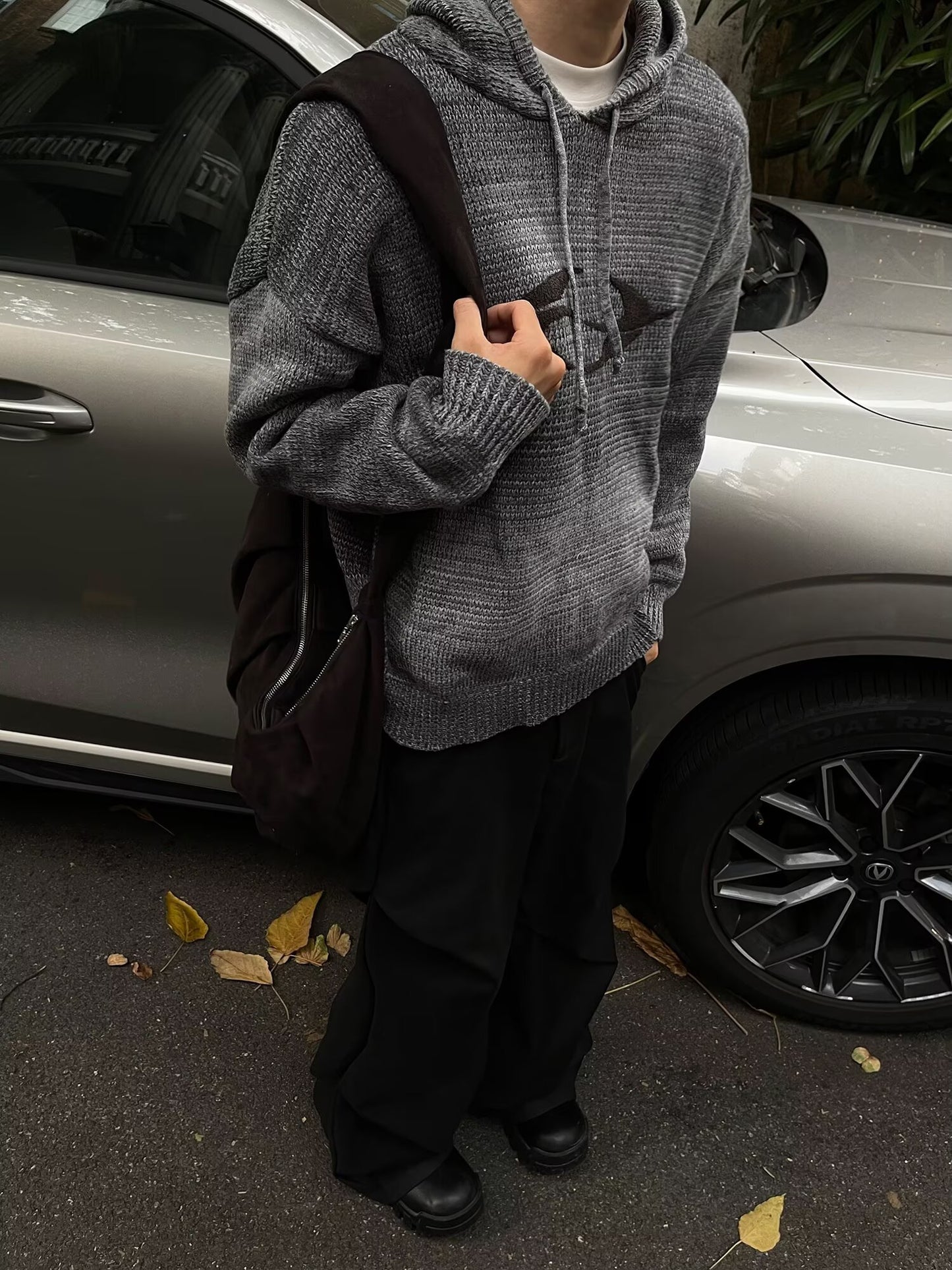 No.S71 Lazy Style Cardigan Sweater Vintage Casual Knitted Top