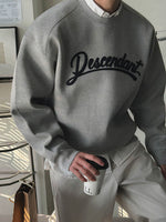 No. 80571 Letter Patch Casual Sports Sweatshirt