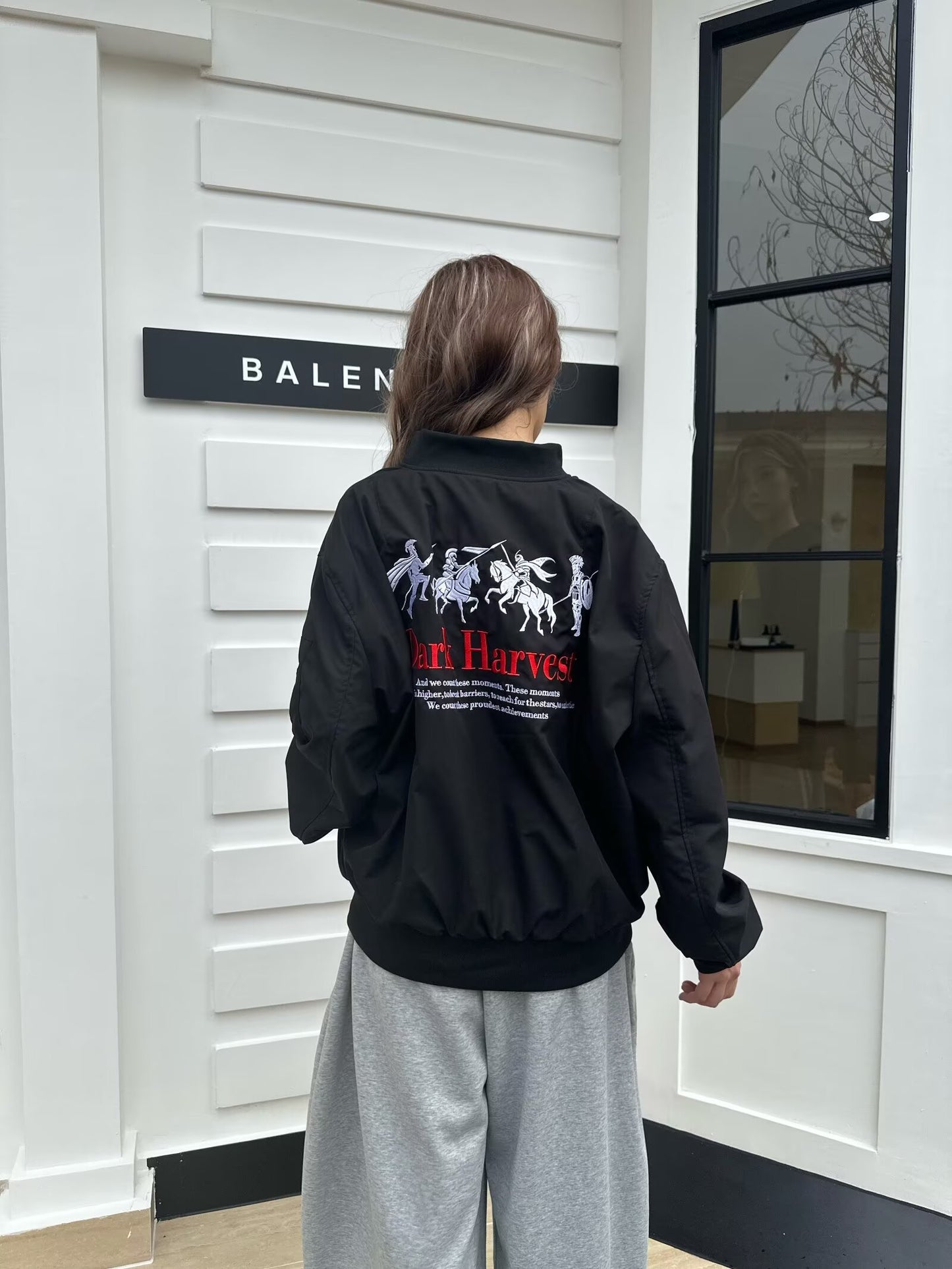 No.S298 Red Embroidered High Street Lapel Jacket