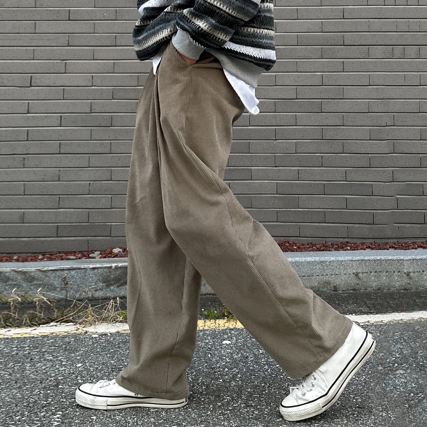 No.80542 Lazy Style Straight Casual Pants