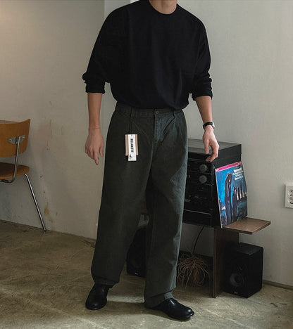 No.T250025 Simple Base Shirt Commuting Versatile Top