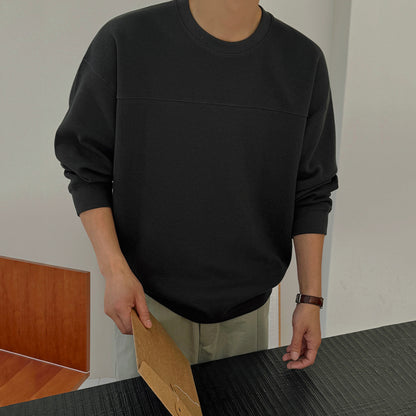 No.250191 Casual Versatile Pullover Crew Neck Sweatshirt