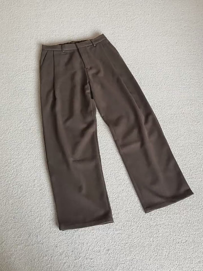 No.9727 Old Money Style Casual Straight-Leg Suit Pants