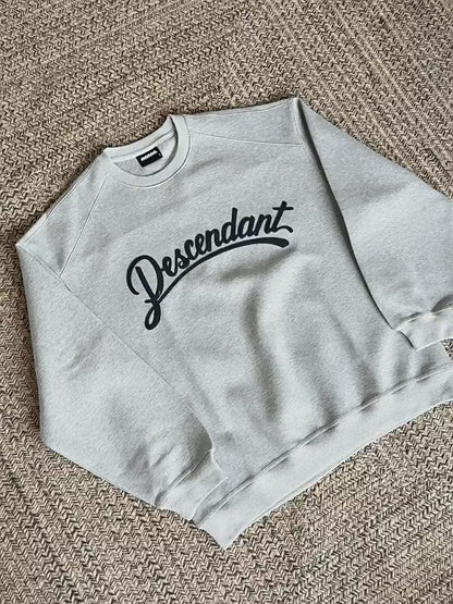 No. 80571 Letter Patch Casual Sports Sweatshirt